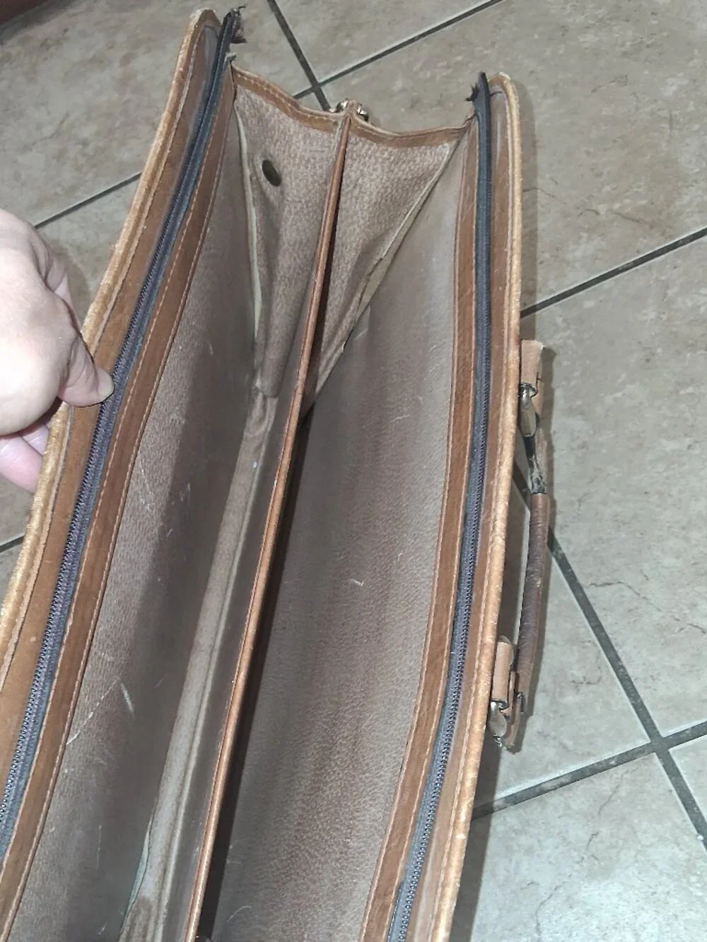 Vintage Leather Briefcase